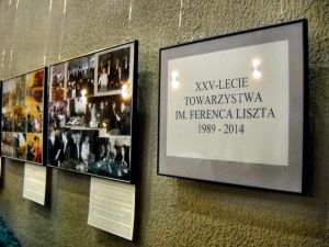 In the period 4-17 March the foyer of the Wroclaw Philharmonic hosted the exhibition „25 YEARS OF FERENC LISZT SOCIETY 1989-2014"